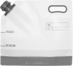 Restaurantware Cater Tek 1 Gallon Water Containers 10 Drink Bags - Collapsible Includes Tamper-Evident Caps Clear Plastic Beverage Bags For Catered Events Camping or Hiking Durable Handle - Image 7