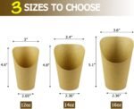 CAMKYDE 50 Pcs French Fries Holder, 12oz Disposable Paper French Fry Cups Charcuterie Cups for all Occasions (12oz) - Image 2