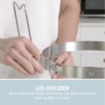 Chafing Dish Buffet Set of 4 – Complete Stainless Steel Chaffe Buffet Set with Glass Lids, Chafing Fuel Holder – Elegant and Practical Warmer Trays for Buffet, Wedding, Catering Supplies - Image 5