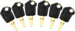 Ignition Keys 5P8500 5P-8500 Replacement for Cater-Pillar Heavy Equipment CAT Loaders Excavators Dozers 0964753 0966198 8V4404 9G2777 980K 980H 416C 248B (Pack of 6) - Image 3