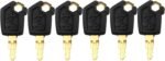 Ignition Keys 5P8500 5P-8500 Replacement for Cater-Pillar Heavy Equipment CAT Loaders Excavators Dozers 0964753 0966198 8V4404 9G2777 980K 980H 416C 248B (Pack of 6) - Image 2