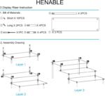 Large Acrylic Display Risers, Perfume Stand Organizer, Clear Acrylic Shelf Risers for Display Stands for Food, Tabletop Use, Amiibo Funko POP Figure, 3 Tier Clear Cupcake Stand Risers - Image 6