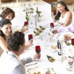 300 pack 4inch Tear Drop Mini Appetizer Plates Spoons Plastic Tasting Spoons, Dessert Bowls & Mini Dessert Containers Disposable Catering Supplies for Parties & Events(Black) - Image 6