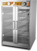 5-Shelf Electric Catering Hot Box Food Warmer Accommodating up to (10) 15" Pizza Boxes, Countertop Heated Holding Cabinet for Pretzels, Warming Machine for Home Commercial Use, 120V 600W