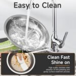 Chafing Dishes for Buffet, 4 Pack 5QT Round Stainless Steel Chafing Dish Set for Home Parties, Christmas Gatherings, Catering Events Complete Buffet Warmer Set (Golden 4) - Image 7