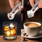 Mini Serving Tongs, Anytrp 18-Packs Stainless Steel Sugar Tongs, 4.3inch Ice Tongs Kitchen Appetizers Tongs for Coffee Bar, Tea Party, Desserts Party, Sugar and Ice Bucket - Image 2