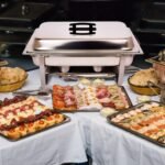 Chafing Dish Buffet Set[4 Pack] 8QT Stainless Steel Buffet Chafers,Catering Food Warmers Set With 7 Trays - Image 5