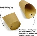 CAMKYDE 50 Pcs French Fries Holder, 12oz Disposable Paper French Fry Cups Charcuterie Cups for all Occasions (12oz) - Image 3