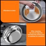 Chafing Dishes for Buffet 4 Pack, 6QT Round Chafing Dish Buffet Set Stainless Steel Buffet Food Warmers Sets for Catering Events Parties Dinners with Complete Set,Gold and Silver - Image 9