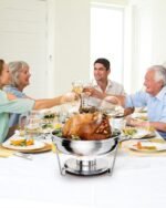 Chafing Dish Buffet Set 2 Pack, 5QT Round Stainless Steel Chafer and Food Warmers with Food & Water Pan, Lid, Frame, Fuel Holder for Catering, Parties, Events, Wedding, Camping, Dinner - Image 7