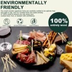 400PCS 3.5 Inch Appetizer Forks, Mini Forks, Mini Forks For Appetizers, Disposable Bamboo Forks Can Be Used For Desserts, Sandwiches, Burgers, Salads, Buffets, Drinks, Vegetables And More - Image 5