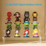 Large Acrylic Display Risers, Perfume Stand Organizer, Clear Acrylic Shelf Risers for Display Stands for Food, Tabletop Use, Amiibo Funko POP Figure, 3 Tier Clear Cupcake Stand Risers - Image 3