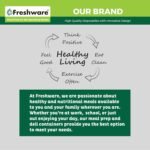 Freshware Plastic Portion Cups with Lids [2 Ounce, 100 Sets] Disposable Plastic Cups for Meal Prep, Salad Dressing, Jellos Shot Cups, Souffle Cups, Condiment and Dipping Sauce Cups - Image 7