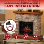 Aifeier ET Double Ignition Kit Electronic Igniter, Spark Generator Grill Igniter with Double Ignition Electrode, 450 mm High Spark Plug Wires for Grill, Heater and Catering Equipment Stove (1 Pack) - Image 5