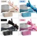 FifthPulse Black Vinyl Disposable Gloves - Powder and Latex Free Medical Exam Gloves - Image 7