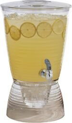 CreativeWare Bark Beverage Dispenser, 2.5 Gallon, Clear, (Pack of 1)