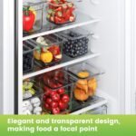 12 Pack Plastic Food Pan with Lid 1/6 Size 4 Inch Deep Restaurant Clear Food Storage Containers Polycarbonate Commercial Hotel Pans for Fruits Vegetables Beans Corns (12 PCS, 4'' Deep) - Image 7