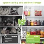 12 Pack Plastic Food Pan with Lid 1/6 Size 4 Inch Deep Restaurant Clear Food Storage Containers Polycarbonate Commercial Hotel Pans for Fruits Vegetables Beans Corns (12 PCS, 4'' Deep) - Image 6