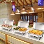 Chafing Dish Buffet Set[4 Pack] 8QT Stainless Steel Buffet Chafers,Catering Food Warmers Set With 7 Trays - Image 6