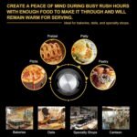 5-Shelf Electric Catering Hot Box Food Warmer Accommodating up to (10) 15" Pizza Boxes, Countertop Heated Holding Cabinet for Pretzels, Warming Machine for Home Commercial Use, 120V 600W - Image 6