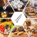 Mini Serving Tongs, Anytrp 18-Packs Stainless Steel Sugar Tongs, 4.3inch Ice Tongs Kitchen Appetizers Tongs for Coffee Bar, Tea Party, Desserts Party, Sugar and Ice Bucket - Image 5